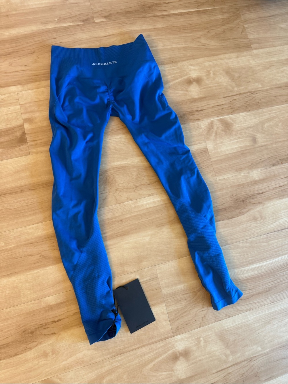 Women Alphalete Royal Blue Seamless ok Performance Leggings